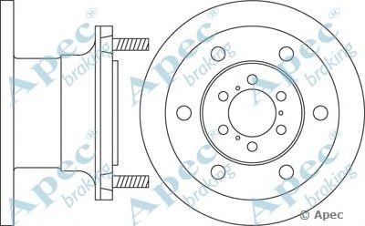 APEC BRAKING dsk912 -  Тормозной диск
